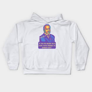 Carl Jung Portrait and Quote Kids Hoodie